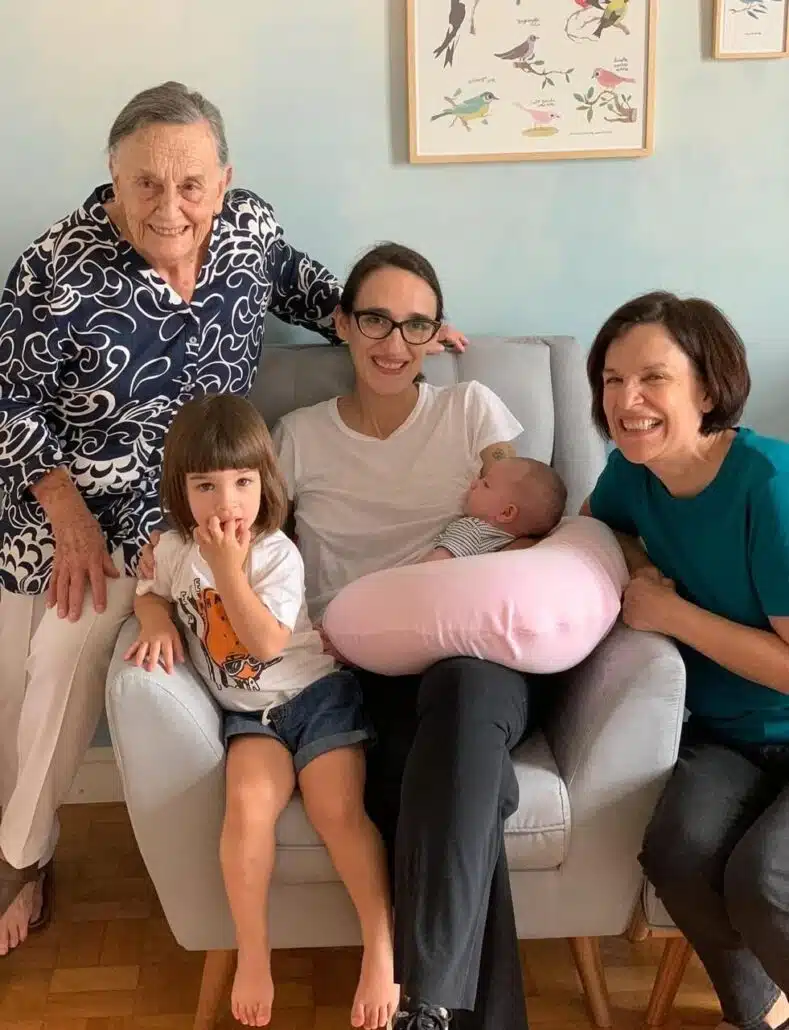 A esposa de Pedro Bial, Maria Prata, relembrou um lindo momento com as filhas