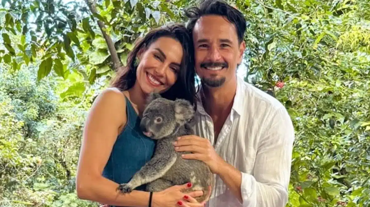 Mel e Rodrigo Santoro mostram passeio com as filhas na Austrália