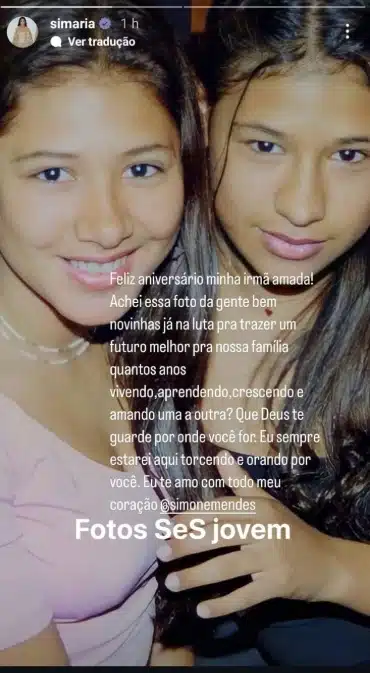 Simaria faz linda homenagem pra irmã no aniversário dela e impressiona
