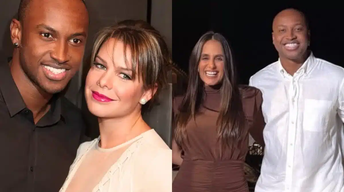 Fernanda Souza posou com amiga grávida e Thiaguinho fez comentário