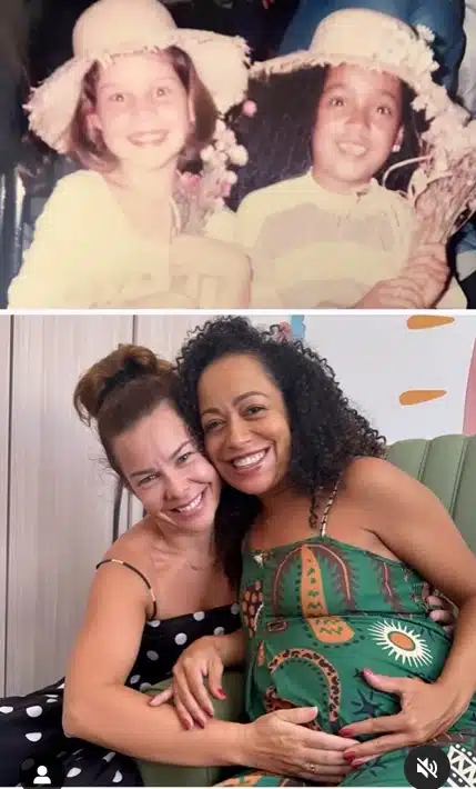 Thiaguinho comentou nas fotos de Fernanda Souza com amiga