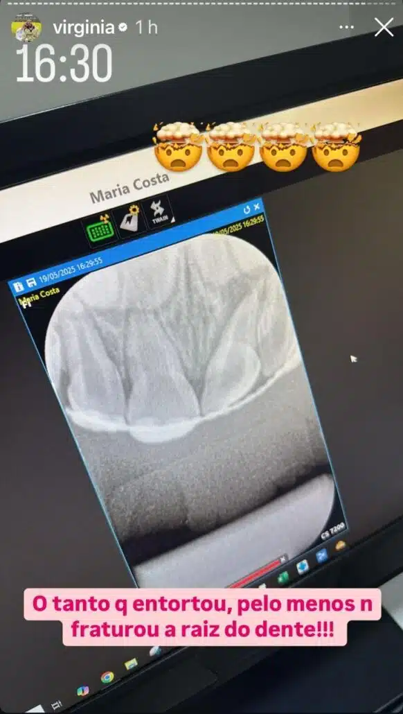 Virgínia Fonseca mostra resultado do exame de Maria Flor