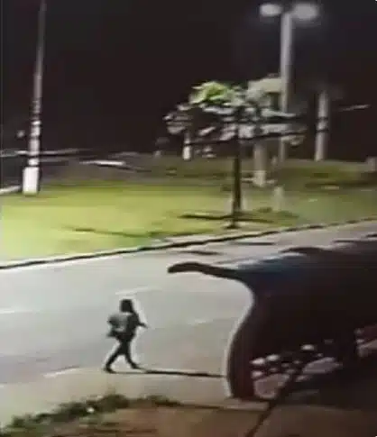 A adolescente Vitória Regina pouco antes de todo o ocorrido