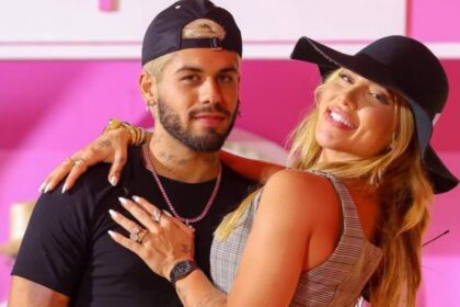 Zé Felipe posa com filhos e Virginia responde sobre nova gravidez