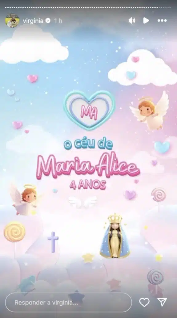 O save the date do aniversário da primogênita de Zé Felipe e Virgínia