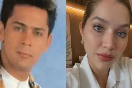 Filha de Leandro celebra 1 mês de sua bebê com bolo simples e surpreende