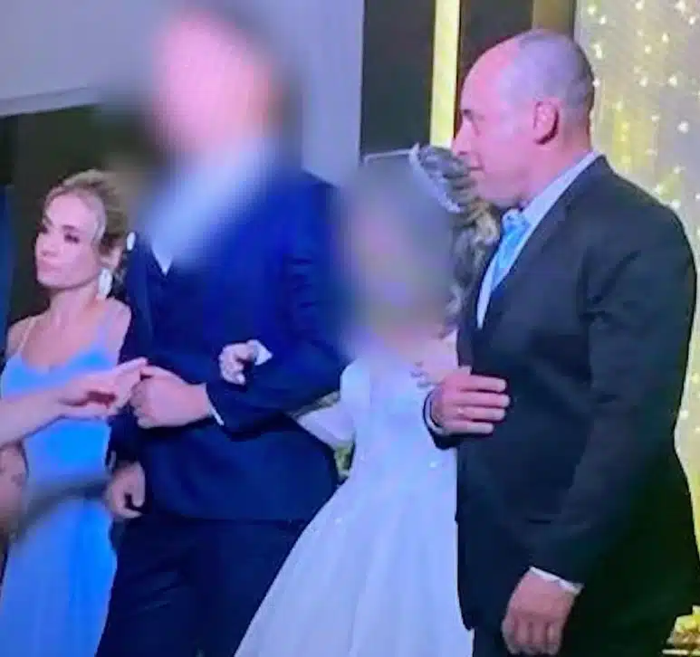 Anna Carolina Jatobá e Alexandre Nardoni foram padrinhos no casamento de amigos