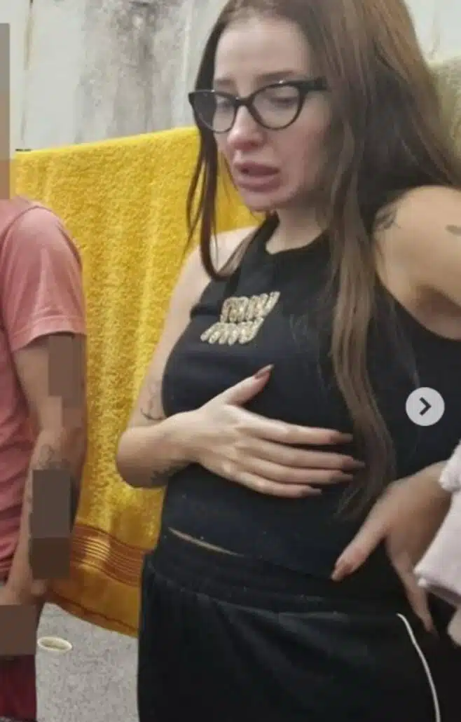 Any Awuada quando estava detida grávida