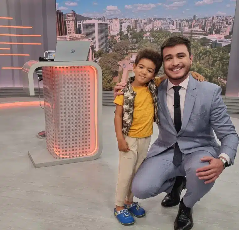 Filho da apresentadora visitou o trabalho de sua mãe dias antes do diagnóstico
