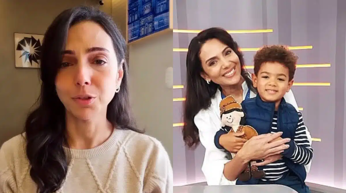 Apresentadora contou o diagnóstico do filho
