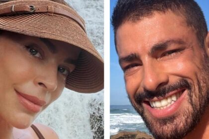 Filha de Grazi e Cauã Reymond surge em jet-ski