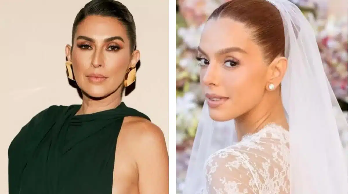Fernanda Paes Leme mostra a filha de daminha no casamento da madrinha