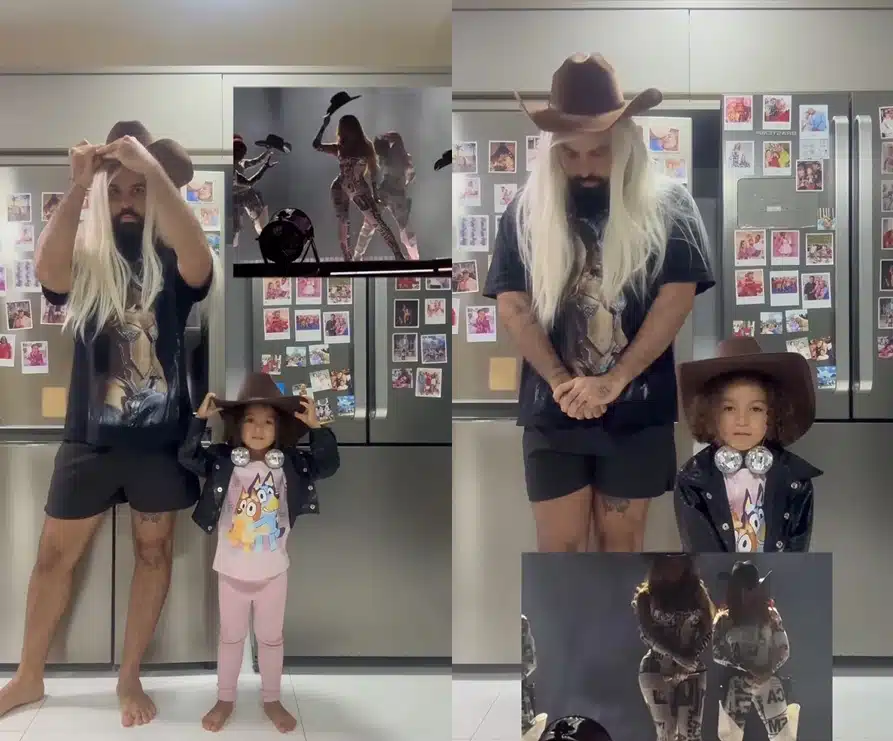 Filha Léo Santana surpreende ao imitar a filha de Beyonce