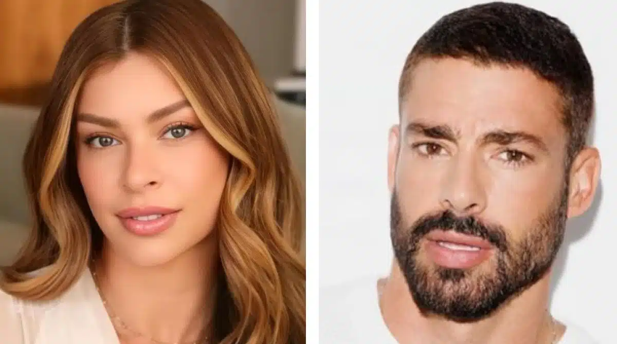 Grazi surge com sua bebê e Cauã Reymond reage