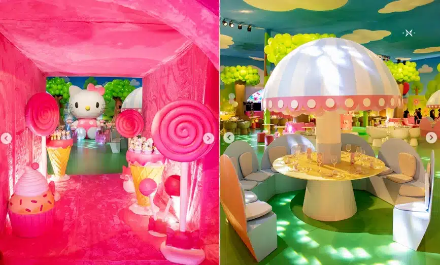Hulk exibe decoração luxuosa da festa de 1 ano da filha e surpreende