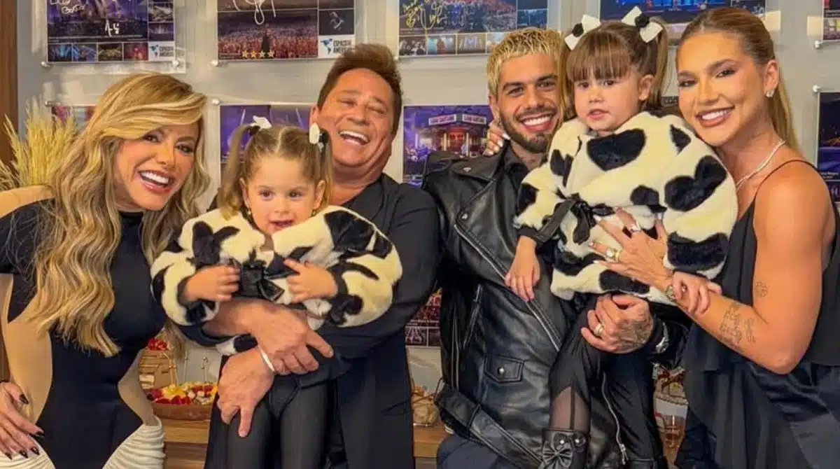 Esposa de Leonardo mostrou preparativos para receber o filho