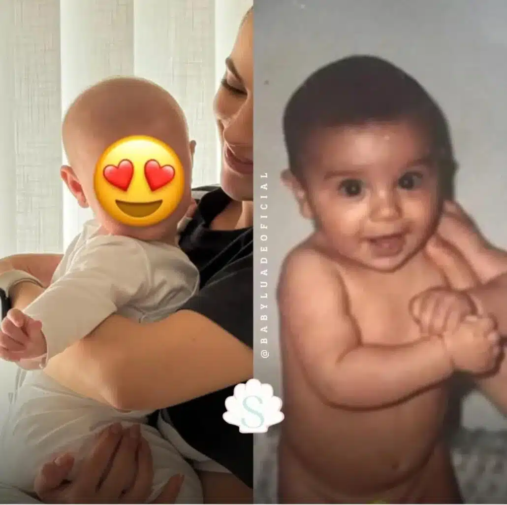 Fãs comparam Serena com o papai, Luan Santana