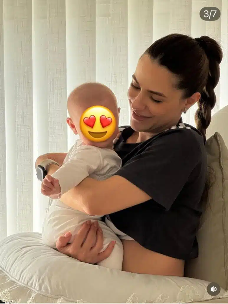 Luan Santana mostra Jade Magalhães em lindo momento com a bebê