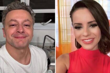 Lucas Lima levou o filho com Sandy para o Chile