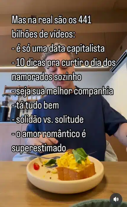Lucas Lima falando sobre estar solteiro
