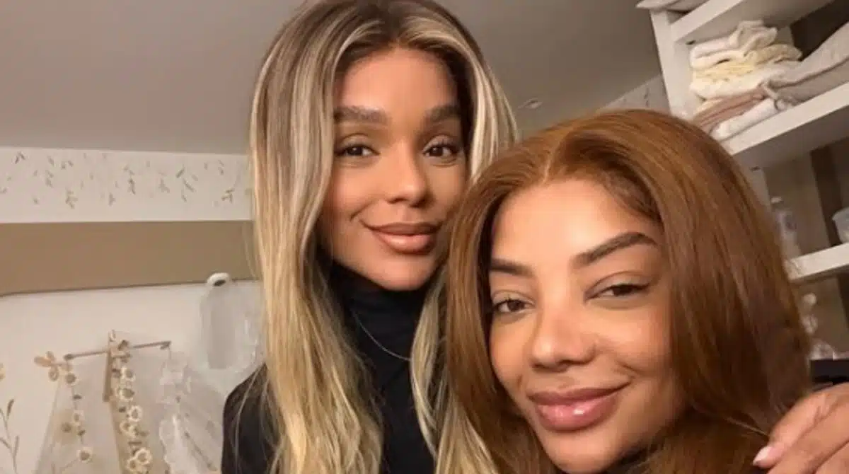 Ludmilla comemorou o primeiro mês de sua bebê