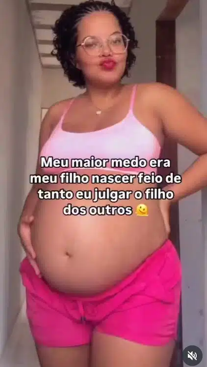 Mãe falou sobre como seu bebê nasceu