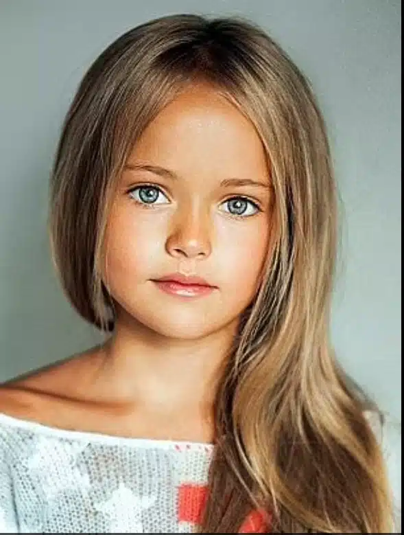 Menina chegou a ser eleita a mais bonita do mundo