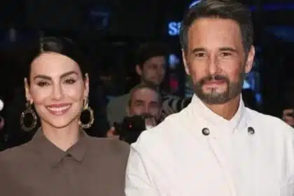 Rodrigo Santoro revela foto do parto e se declara para esposa, Mel