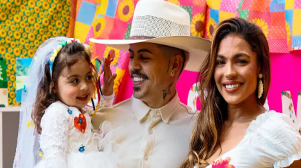 Biel mostra homenagem que fez de Tays Reis e da filha e encanta