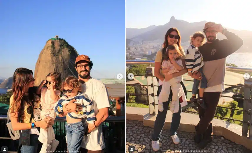 Thaila Ayala surge com seus filhos em passeio no Pão de Açúcar e impressiona