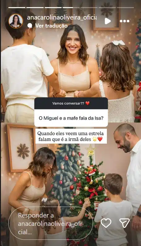 Mãe de Isabella Nardoni com seu marido e filhos