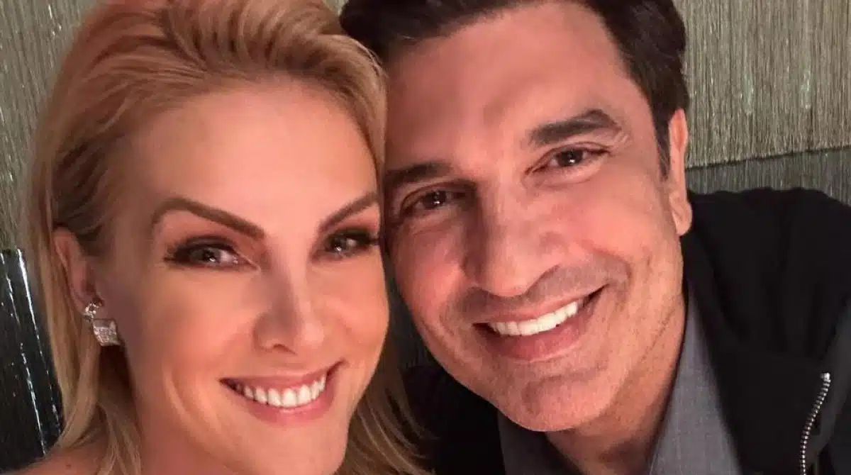 Ana Hickamann surge ao lado do filho e da enteada e Edu Guedes faz homenagem para a família.