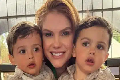 Bárbara Evans fala quando seus filhos gêmeos vão pra a escolinha e surpreende