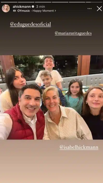 Edu Guedes e Ana Hickmann posam com seus filhos em momento em família e surpreende