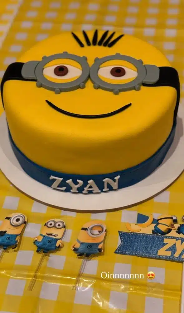 O bolo de aniversário do Zyan, filho de Giovanna Ewbank e Bruno Gagliasso