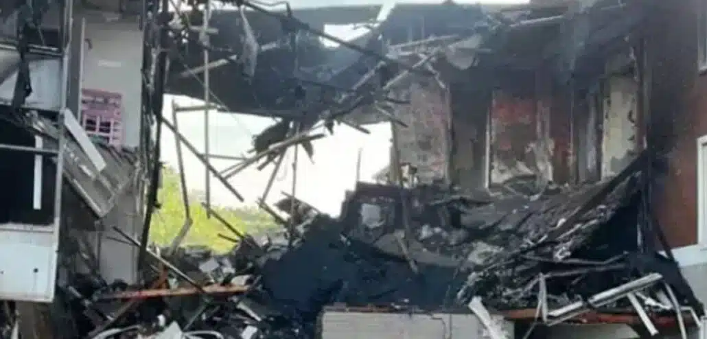 Padrasto teve o apartamento destruído