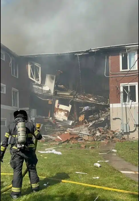 Estado do apartamento do padrasto após ocorrido