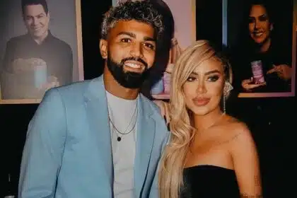 Gabigol surge em chá revelação e levanta suspeitas de Rafaella Santos grávida