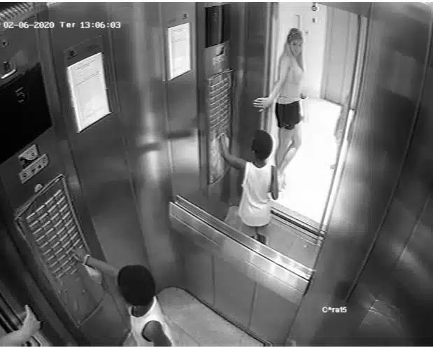 Sari Corte Real deixou Miguel sozinho no elevador