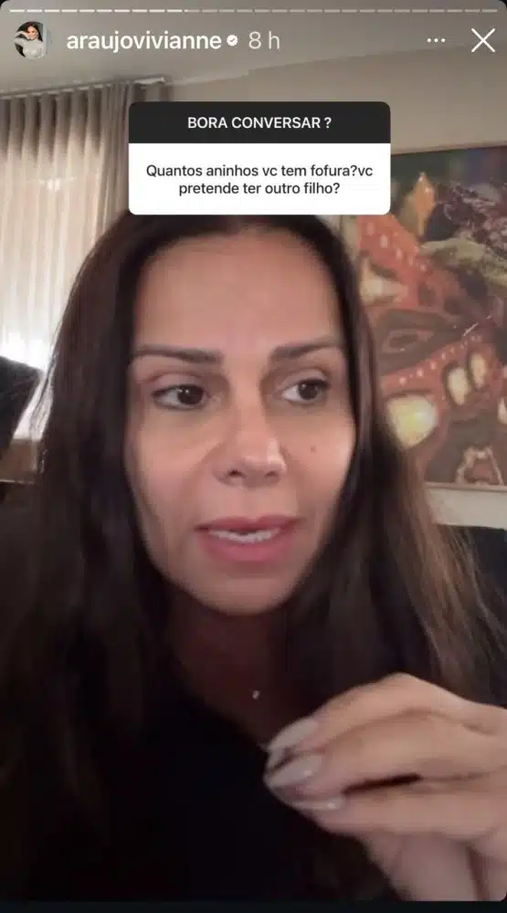 Viviane Araújo fala sobre ser mãe novamente