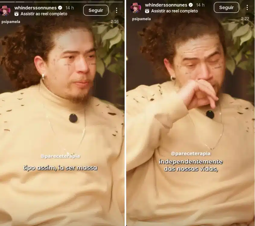 Whindersson Nunes fala do sentimento de perda de seu bebê e impressiona