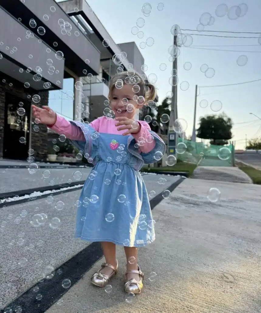 Caçula de Bruno do KLB completa 2 anos
