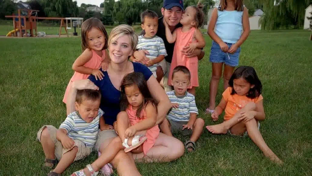 Família de Jon e Kate mais oito anos atrás