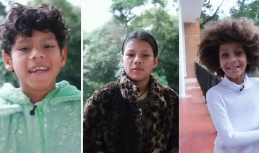 Filhos de Aline Wirley fazem homenagem ao pai e encanta