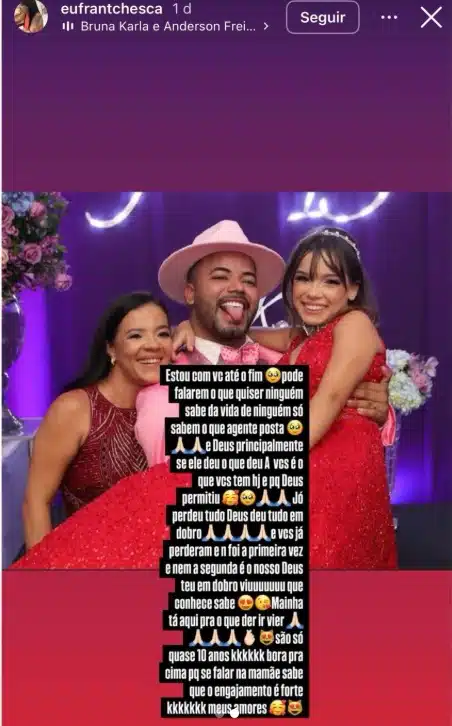 Mãe de Kamylinha segue apoiando Hytalo