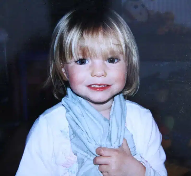 Madeleine McCann tinha três anos quando sumiu