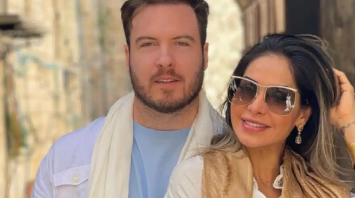 Marido de Maíra Cardi fala sobre ser pai da enteada e emociona