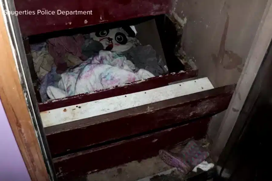 Lugar em que a menina foi encontrada