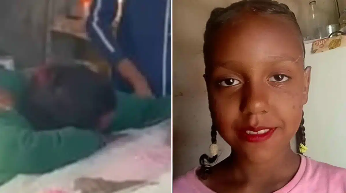 Menina partiu depois de bolo na avó, autor veio à tona