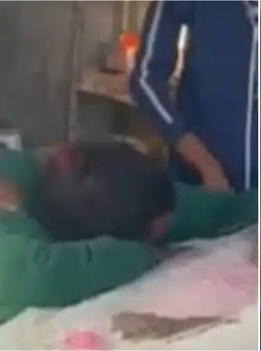 Avó aparece emocionada na despedida a sua neta